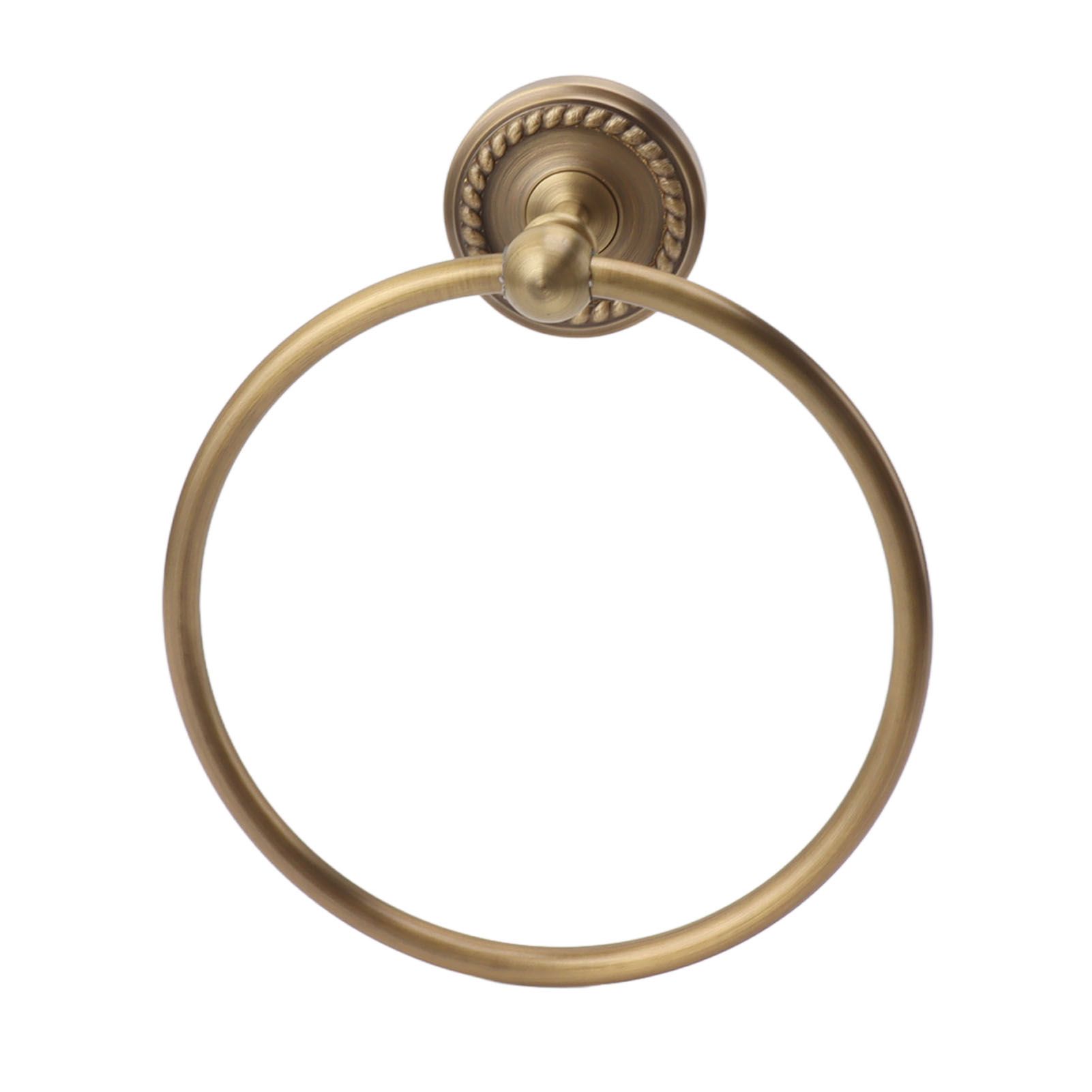 Bath Towel Ring Copper Round Wall Mounted Hand Shower Towel Holder Rack for Bathroom 970830 โ image 4