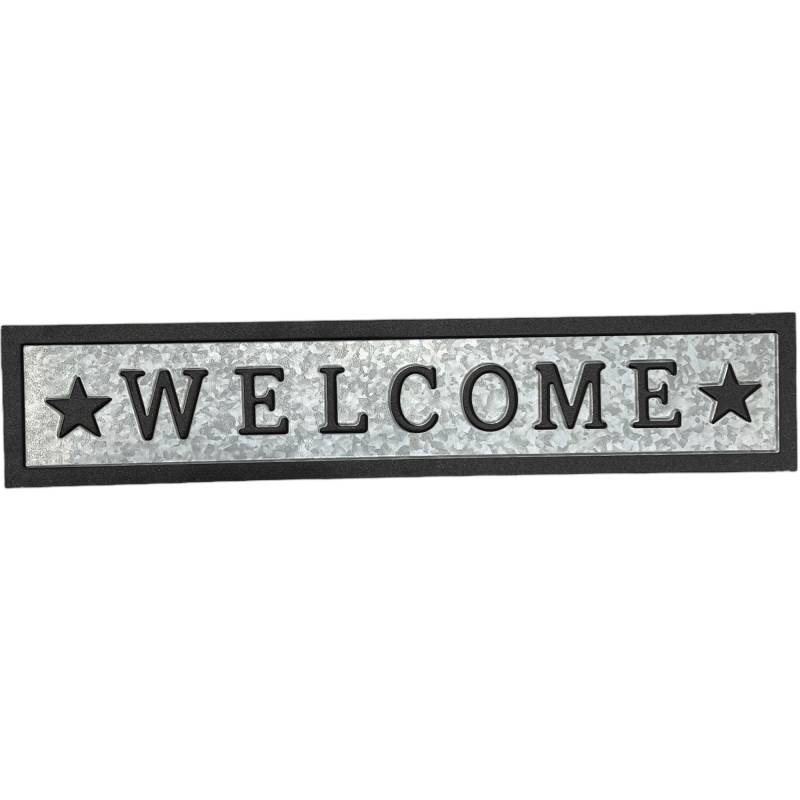 Welcome Wall Art 59x12cm