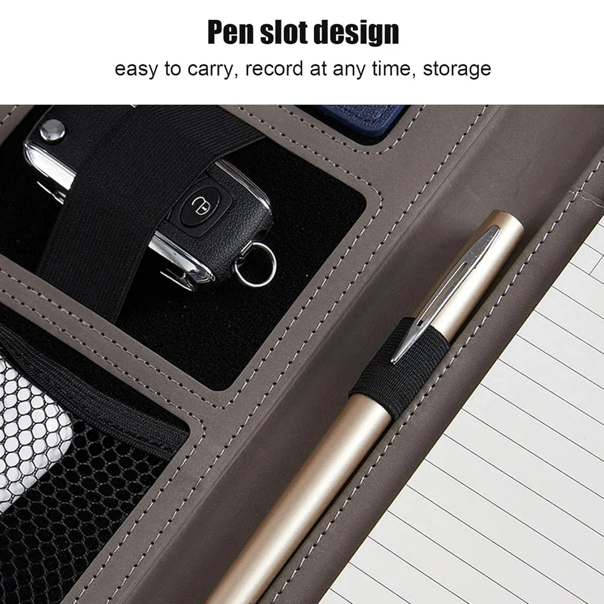 A4 Multifunctional Business File Folder Sturdy for Office Document Paper Storage — image 6