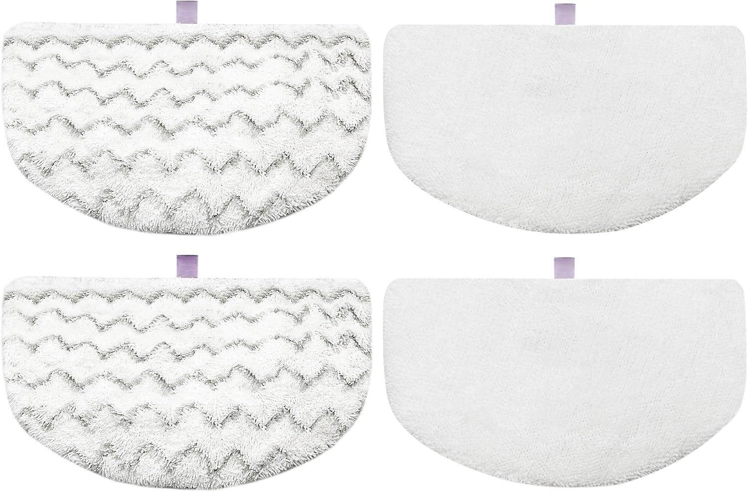 4 Pack Steam Mop Pads Replacement or Bissell Powerresh Steam Mop 1940 1440 1544 1806 2075 Series, Model 5938 19402 19404 19408 19409 1940A 1940 1940Q 1940T