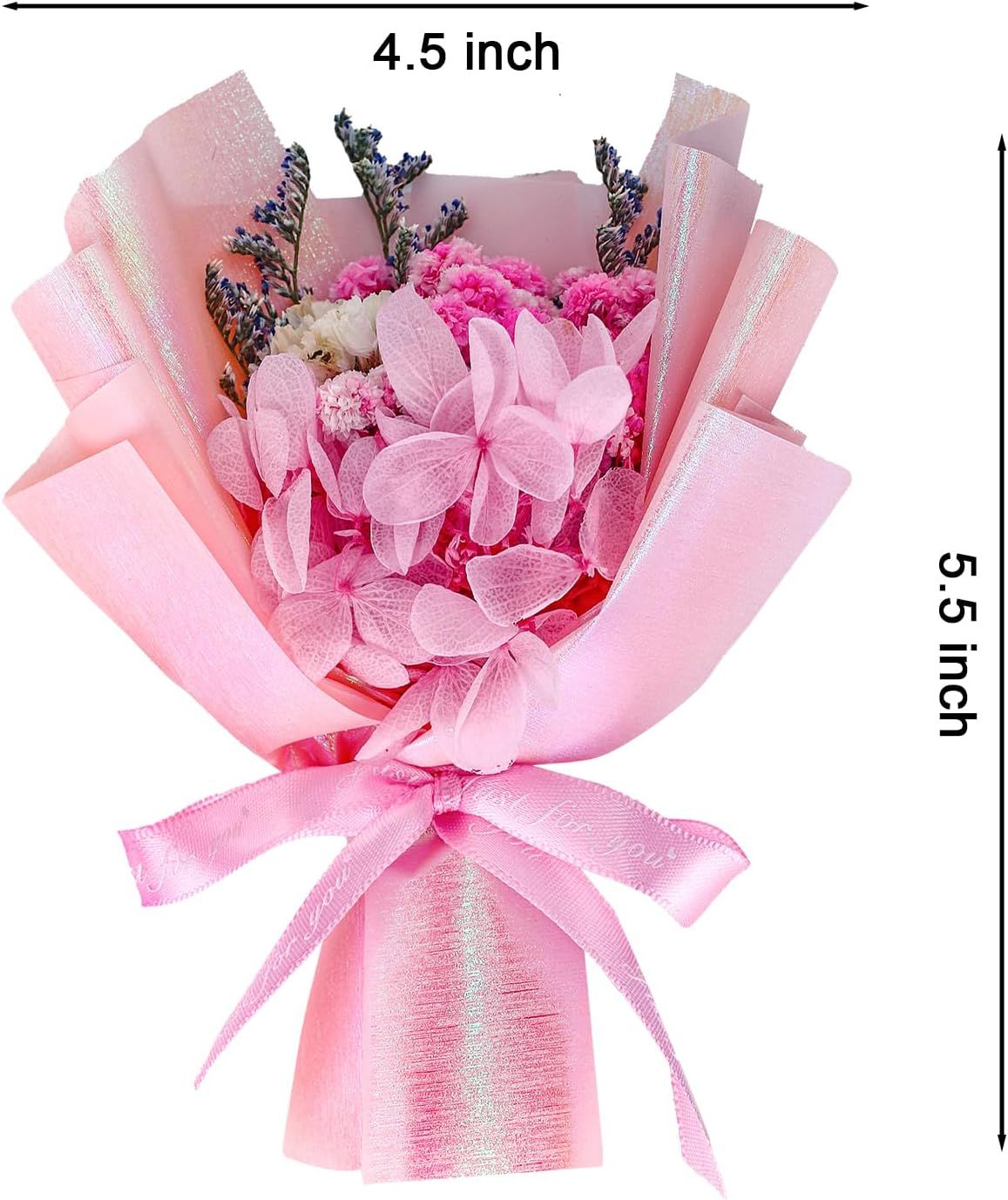 2 pcs Cute Flower Bouquet Car Air Freshener Vent Clips and Adhesives For All Surfaces. Mini Bouquet Dried Flower For Car and Household Decoration Car Vent Clip — image 3