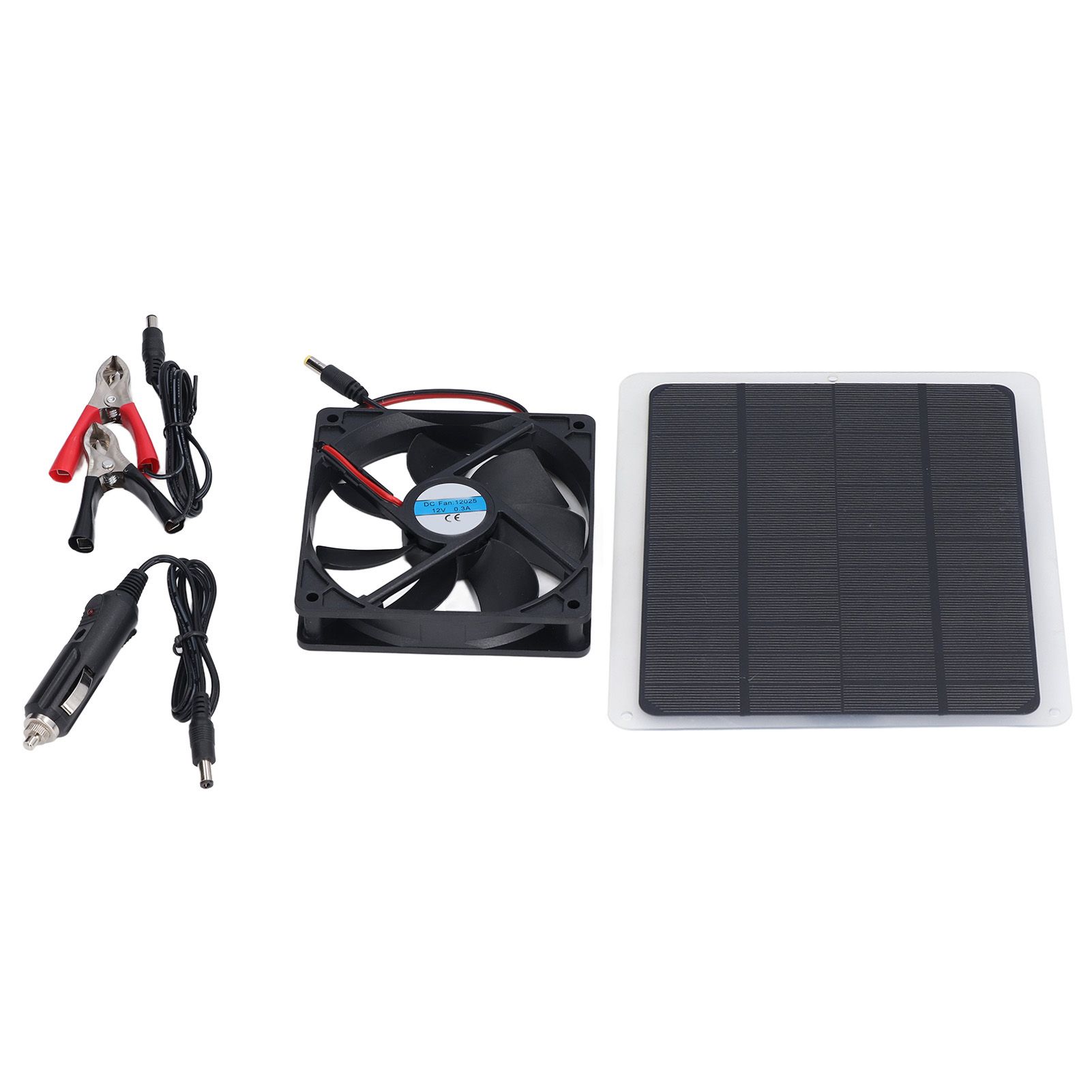 Solar Fan 10W 12V Effective Deodorization Energy Saving Portable USB Solar Exhaust Fan for Pet Houses RV Greenhouses โ image 3