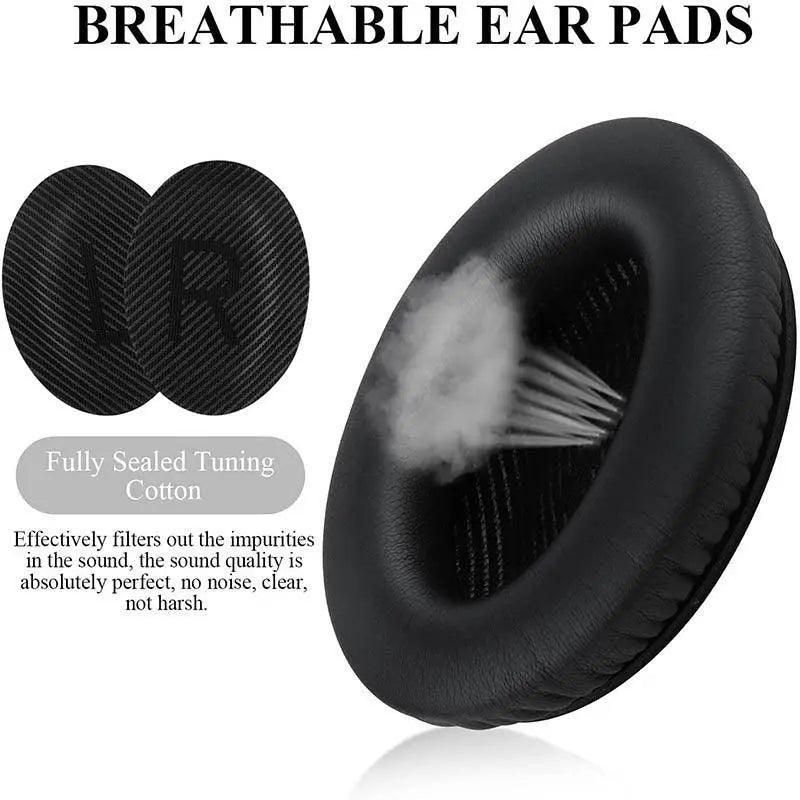 Replacement Ear Pads Cushions For Bose Quietcomfort 35 Qc35 Ii Qc25 Qc15 Ae2 - Gold-Black — image 5