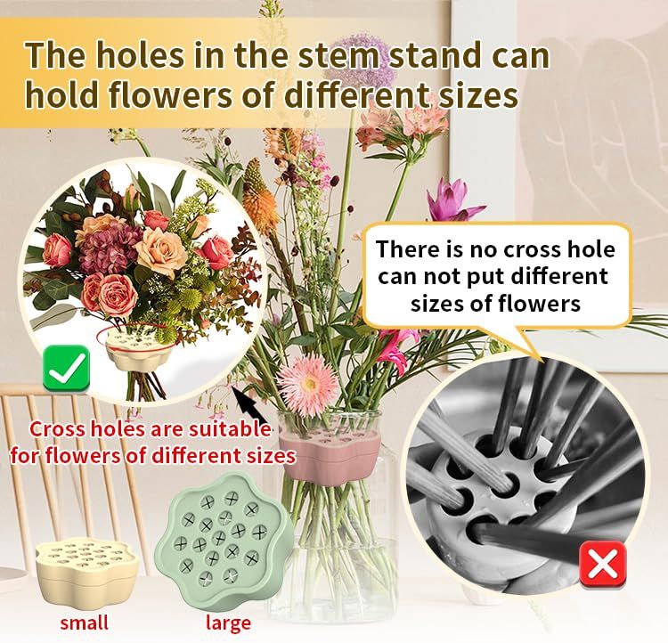 Silicone Flower Bouquet Holder, Spiral Ikebana Stem Holder for Flowers, 3.5inch Floral Arrangement Tool,Twister Spiral DIY Flower — image 5