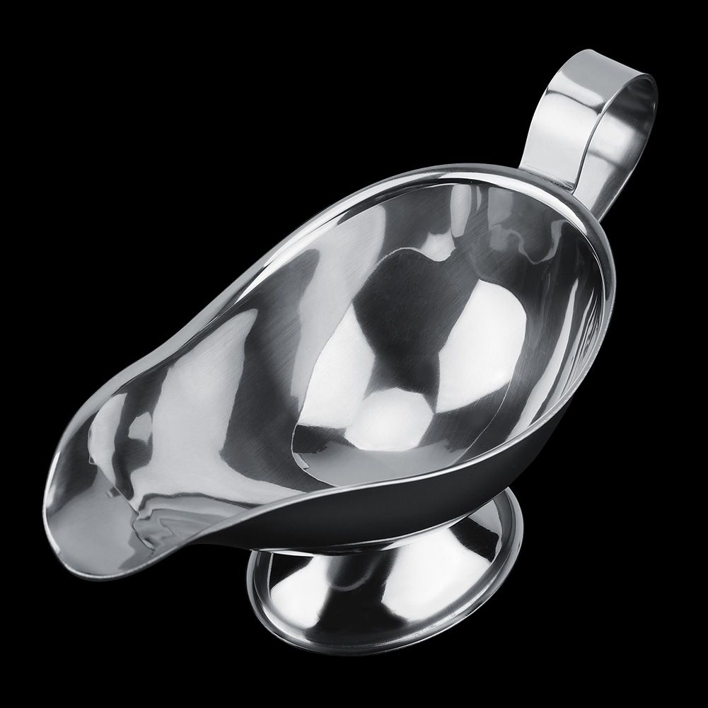 Stainless Steel Steak Pepper Sauce Boat Seasoning Container for Restaurant Kitchen(5oz) โ image 3