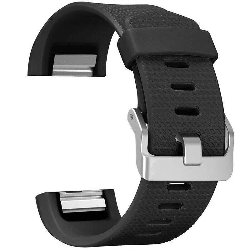 L Size Silicone Watch Wrist Sports Strap For Fitbit Charge Band Wristband Replacement - Mint Green β image 6