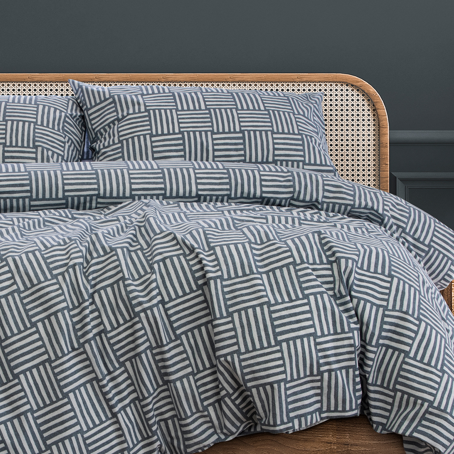 Fletcher PRINTED QUILT COVER SET - KING โ image 2