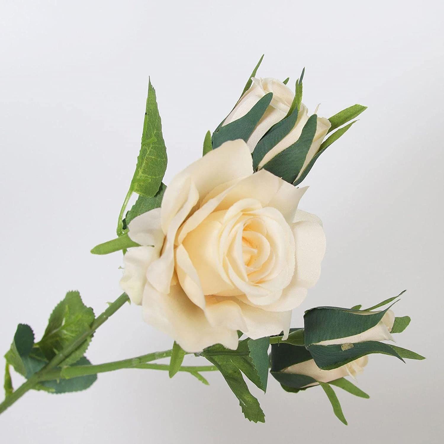 5pcs Artificial Rose Flowers Simulation Silk Rose Bouquet Realistic Flower Arrangements for Wedding Home Table Decorations — image 3