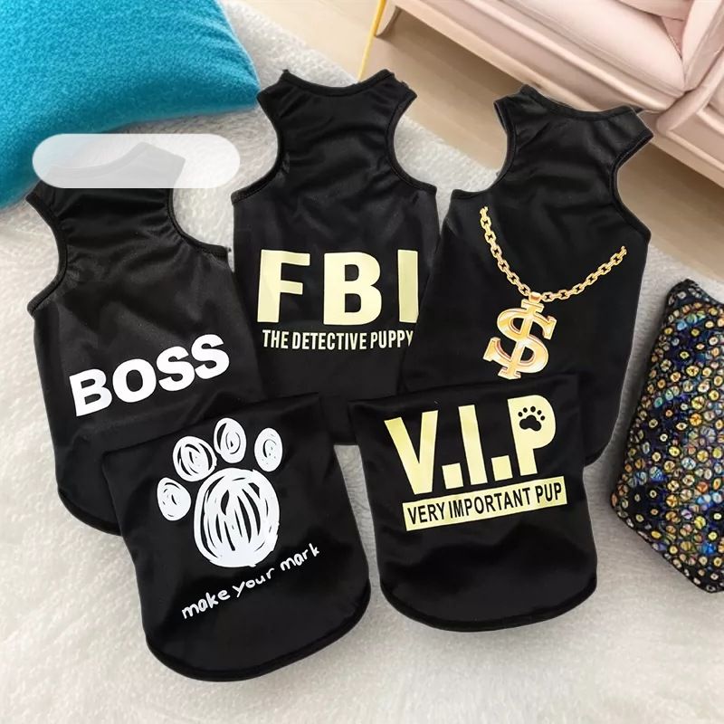 Pet Vest Harry Kennel Polyester Breathable Flat cloth vest-boss XS — image 2