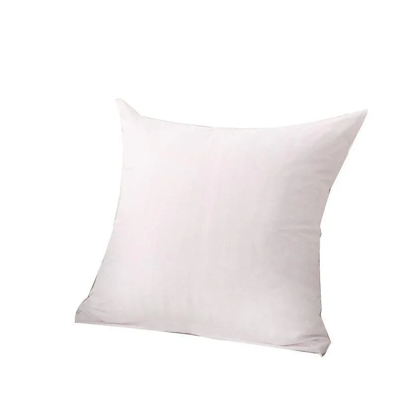 40 × 40cm Multicoloured Plain Solid Colour Cushion Cover Covers Decorative Pillow Case - White