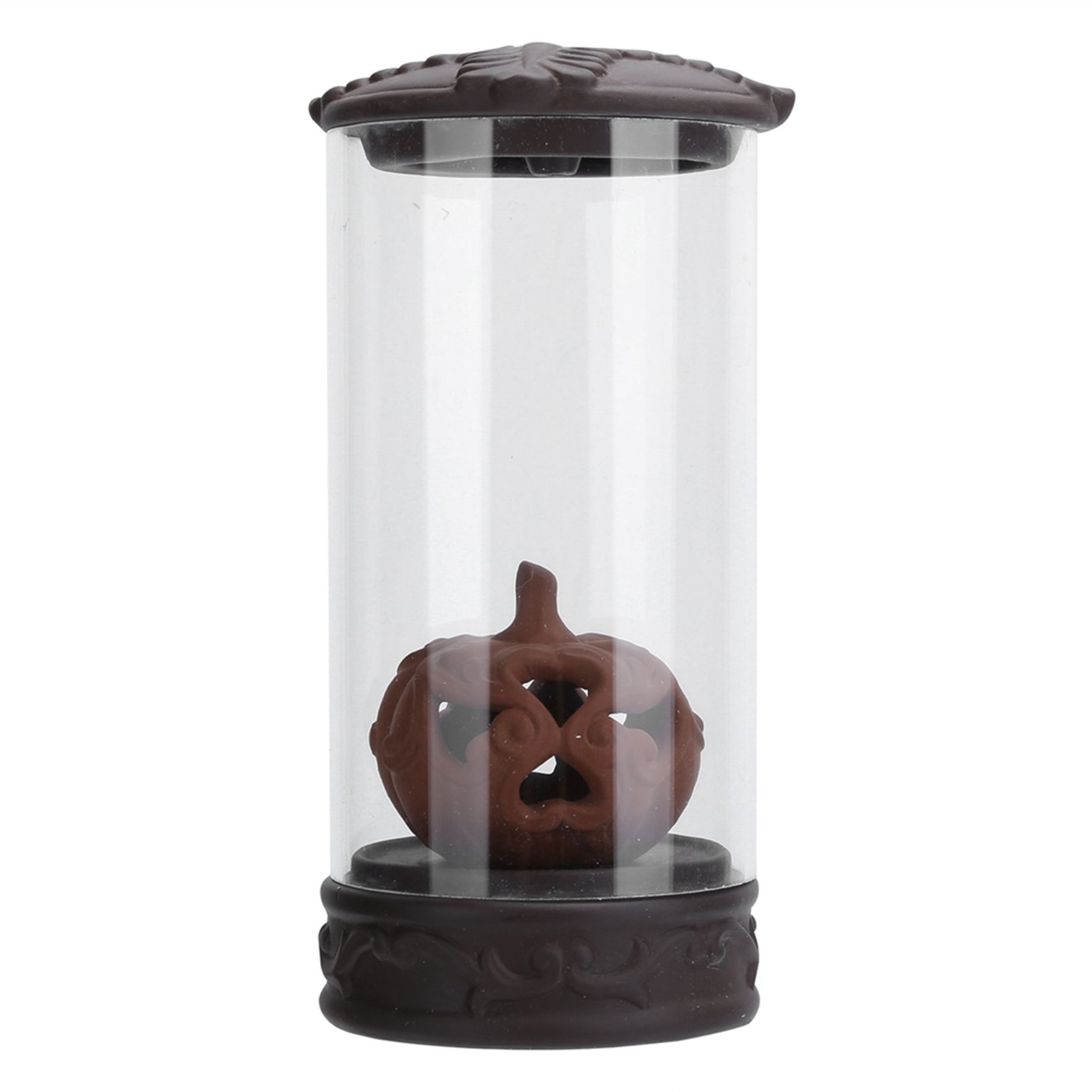 Delicate Incense Burner with LED Colorful Light Hand-Made Craft Decor for Home Office YogaPumpkin Styling