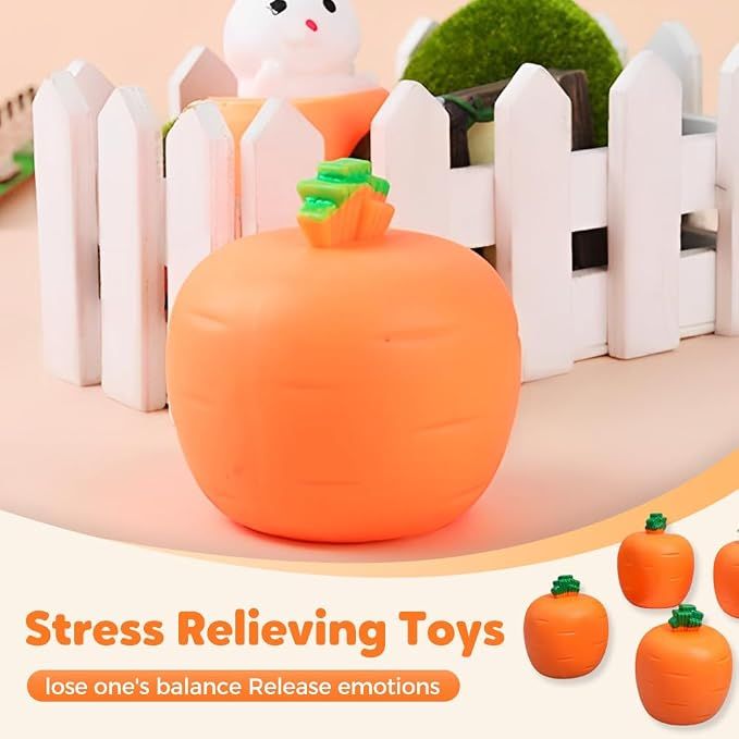 Squishy Carrot Rabbit Funny Novelty Toy — image 3