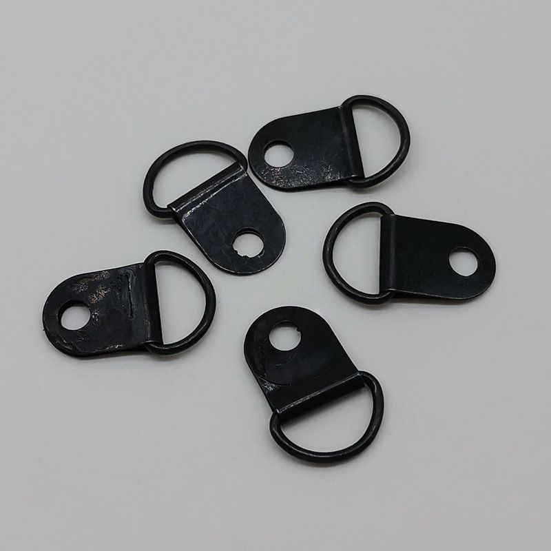 10pcs Picture d Rings Heavy Duty Garment Rack Hangers Heavy Duty Black Picture Frame Black Clothes Hangers Picture — image 3