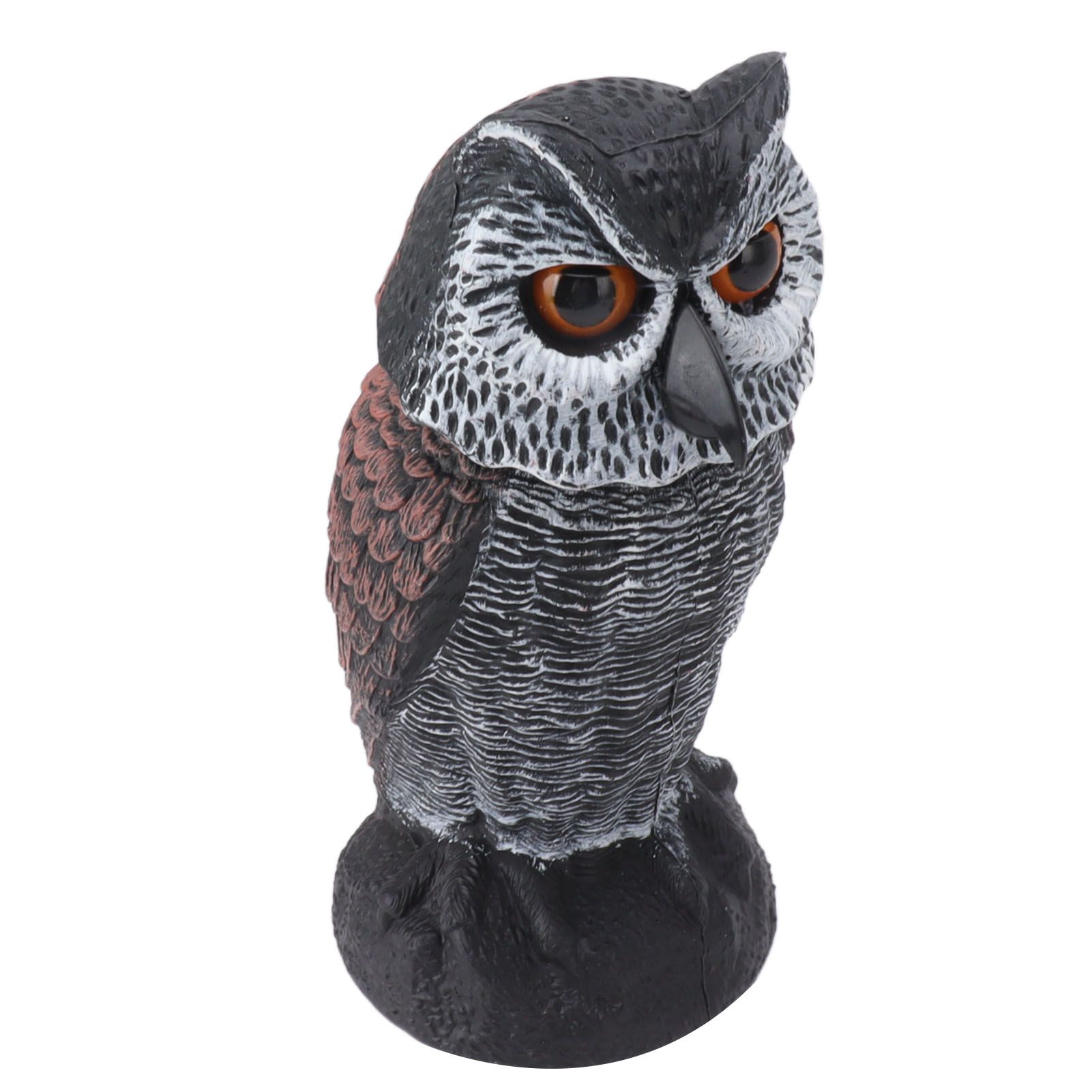 Plastic Shake Head Owl Decoy To Scare Birds Away Scarecrow Fake Owl Outdoor Garden Decoration — image 2