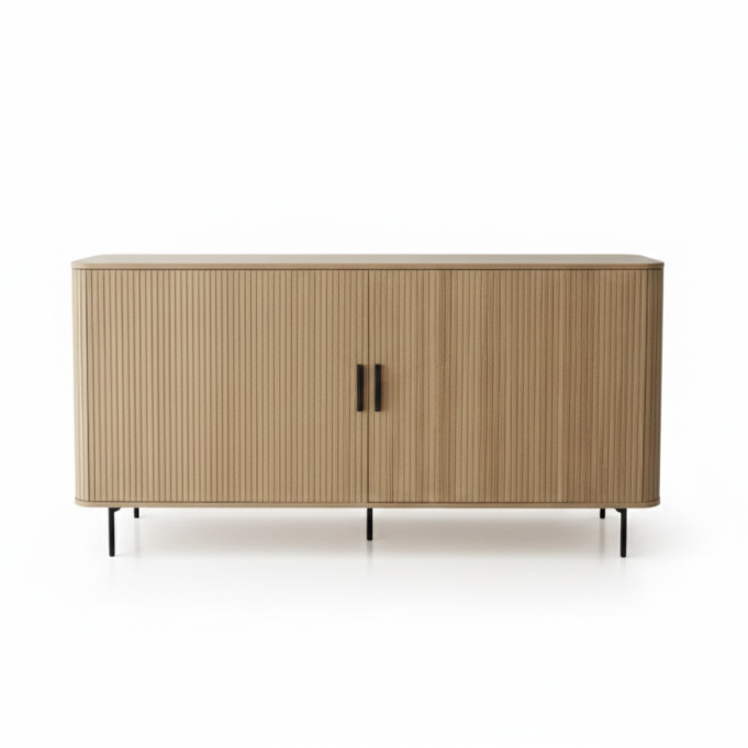 Florence 2 Door Buffet Sideboard Oak — image 4