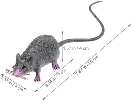 Realistic Fake Mouse Prop, Spooky Rat, Rubber Rat with Long Tail, Halloween and Prank Decoration โ image 3