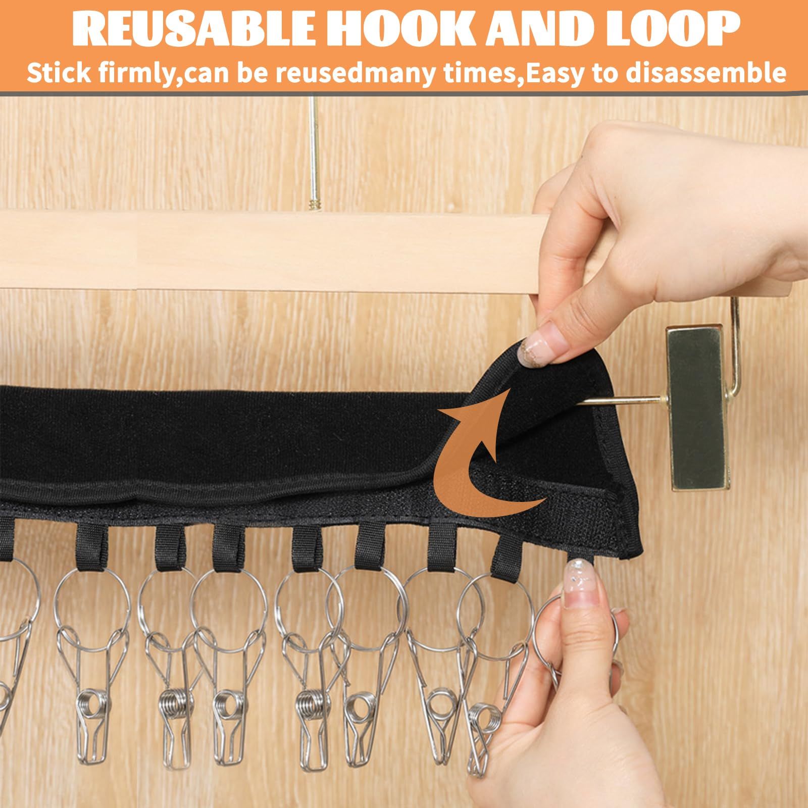 Hat Organizer Holder for Baseball Caps,for Hang Ball Caps & Accessories, Fits All Hangers, Men Women Gift — image 5