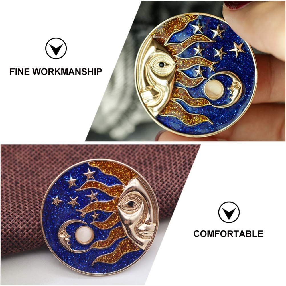 Vintage Brooch Retro Brooch Clothes Decoration Fashionable Brooches Performance Accessory Scarf Decoration Delicate Design — image 4