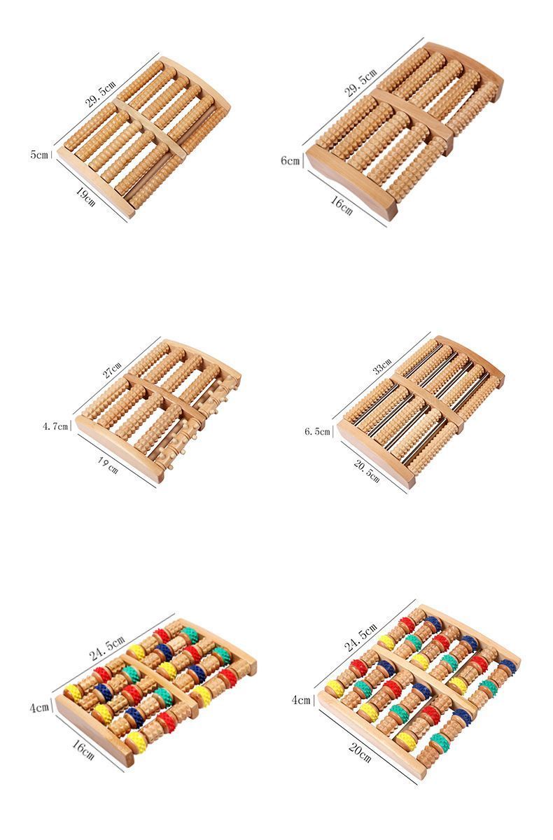 Five-Row Triple Gear Foot Roller Massager — image 4