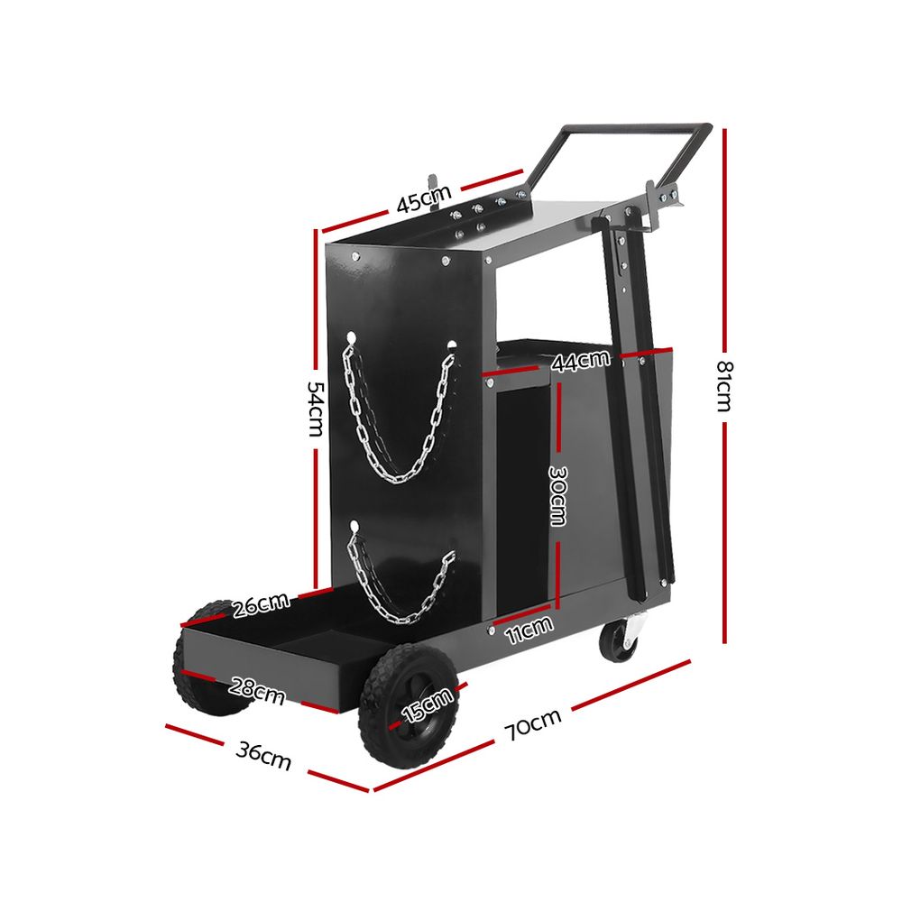 Giantz Welding Trolley Cart 4 Drawer MIG TIG ARC Welder Plasma Cutter โ image 2