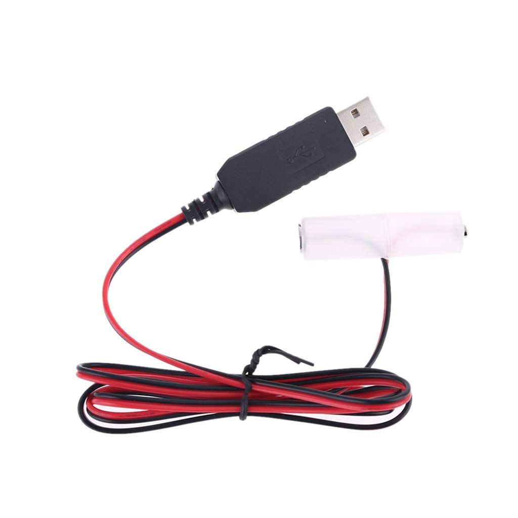 AA Battery Eliminator Power Supply Adapter