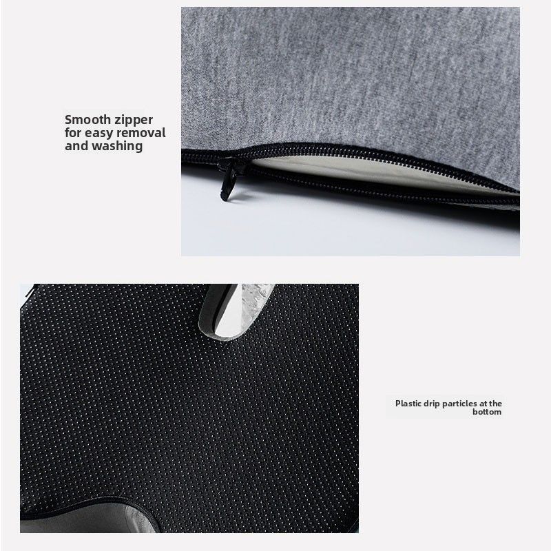 Memory Foam Seat Cushion Lumbar Support Ergonomic Back Support Office Car AAAAA — image 5