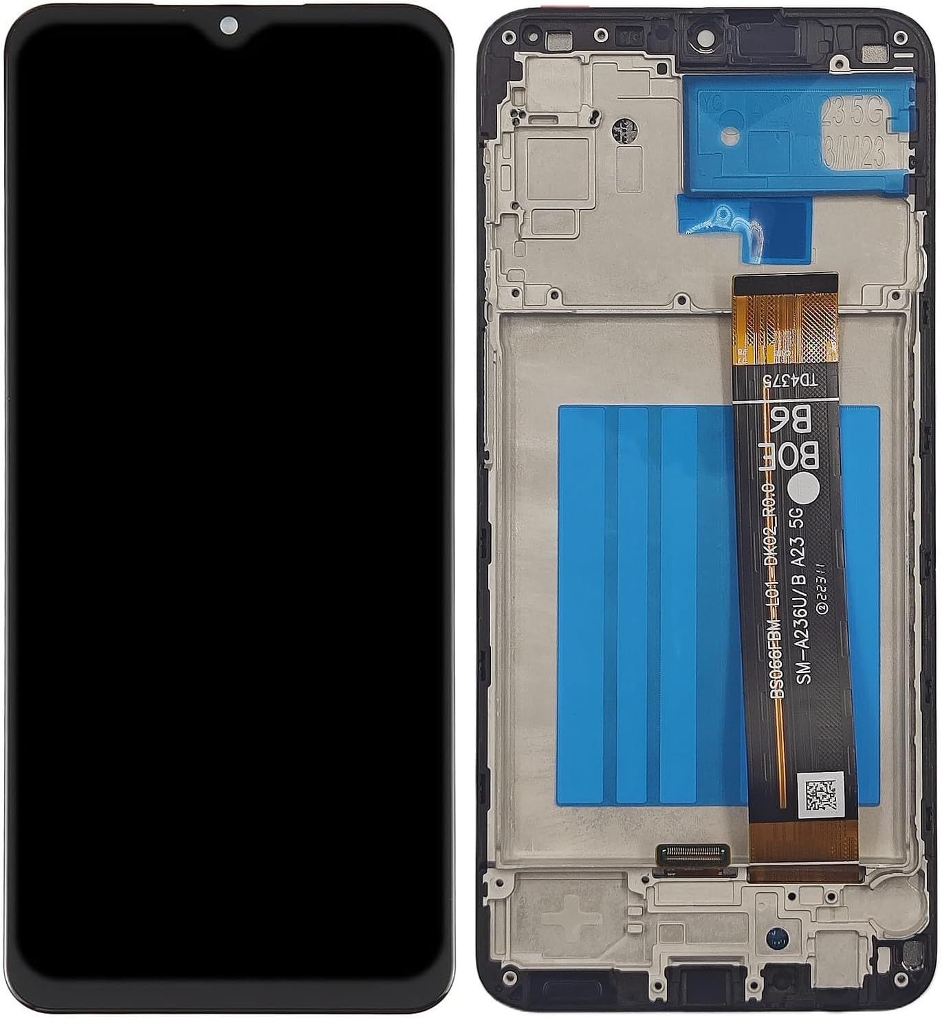 Samsung Galaxy A23 5G Screen Replacement with Frame, 6.6" 120Hz PLS TFT LCD Flat Touch Digitizer, Complete Disassembly Repair Tool Kit for SM-A236U SM-A236U1 โ image 3
