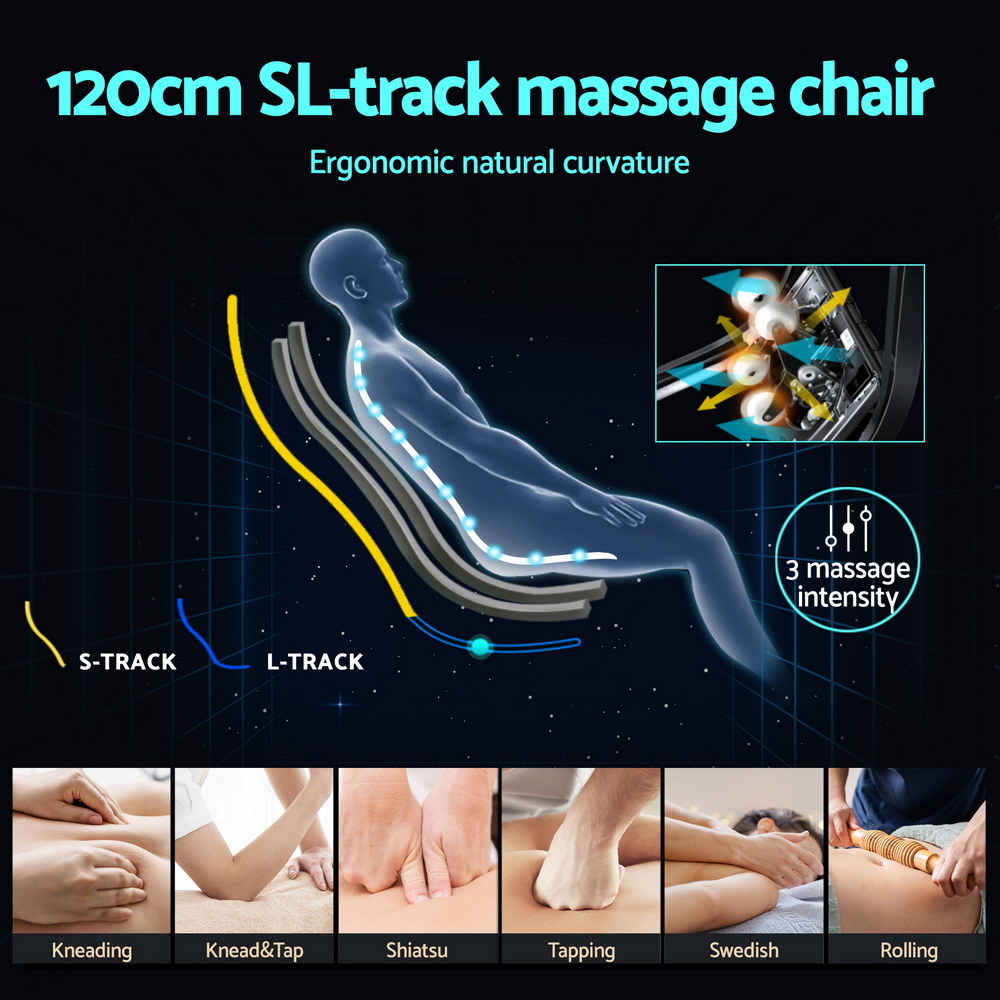 Livemor Massage Chair Electric Recliner Home Massager 3D OLIN — image 5