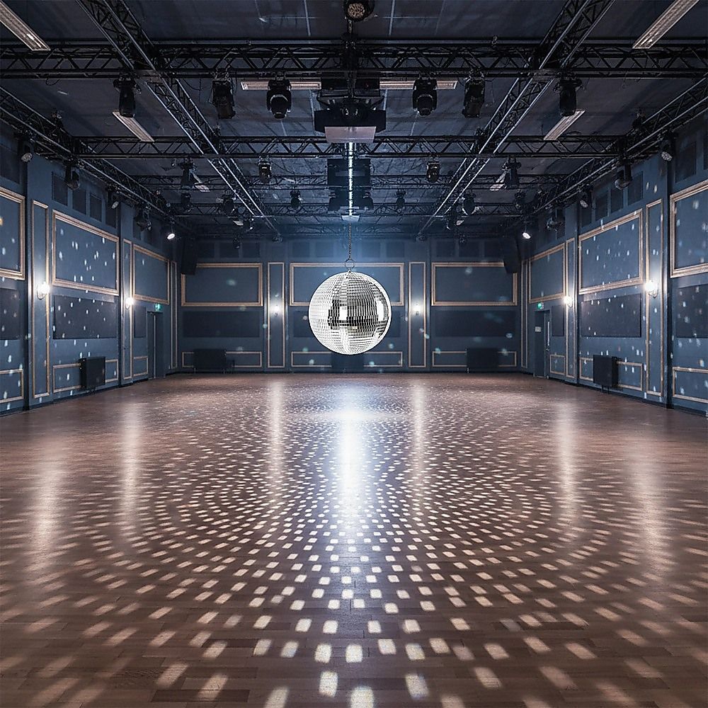 Silver Mirror Disco Ball Hanging DJ Party Decor — image 2