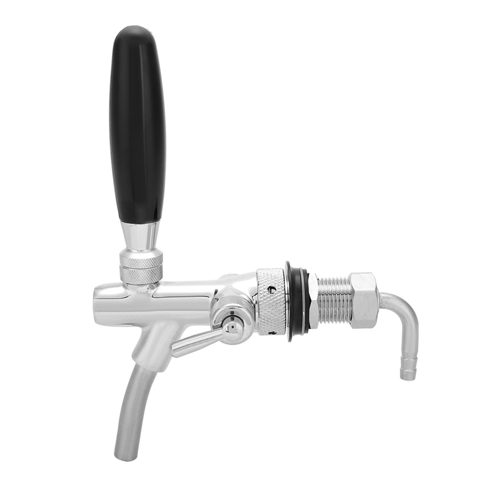 G5/8 Chrome Plating Stainless Steel Adjustable Beer Dispenser Tap Faucet for Home Bar(Silver) โ image 6