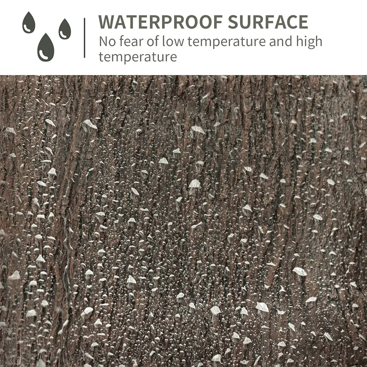 Simulation of Tree Bark Water Pipe Cover Decoration Realistic Texture Home Use - 40 × 100cm — image 6