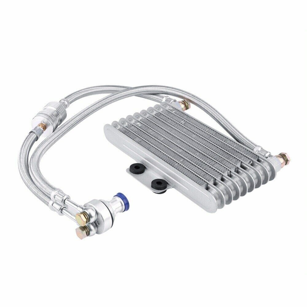 New 125ml Motorcycle Oil Cooler Cooling Radiator Kit For Honda CB CG 100CC-250CC — image 4
