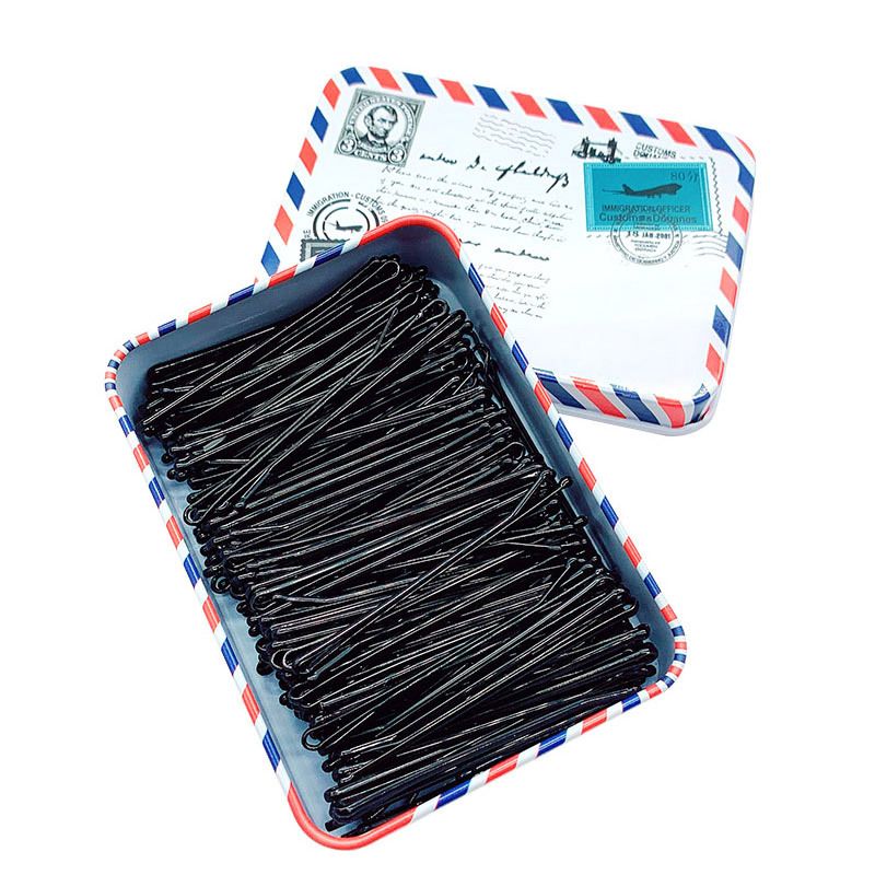 Black Alloy Side Hairpin Wave Style Women Rabbit-100 waves — image 2
