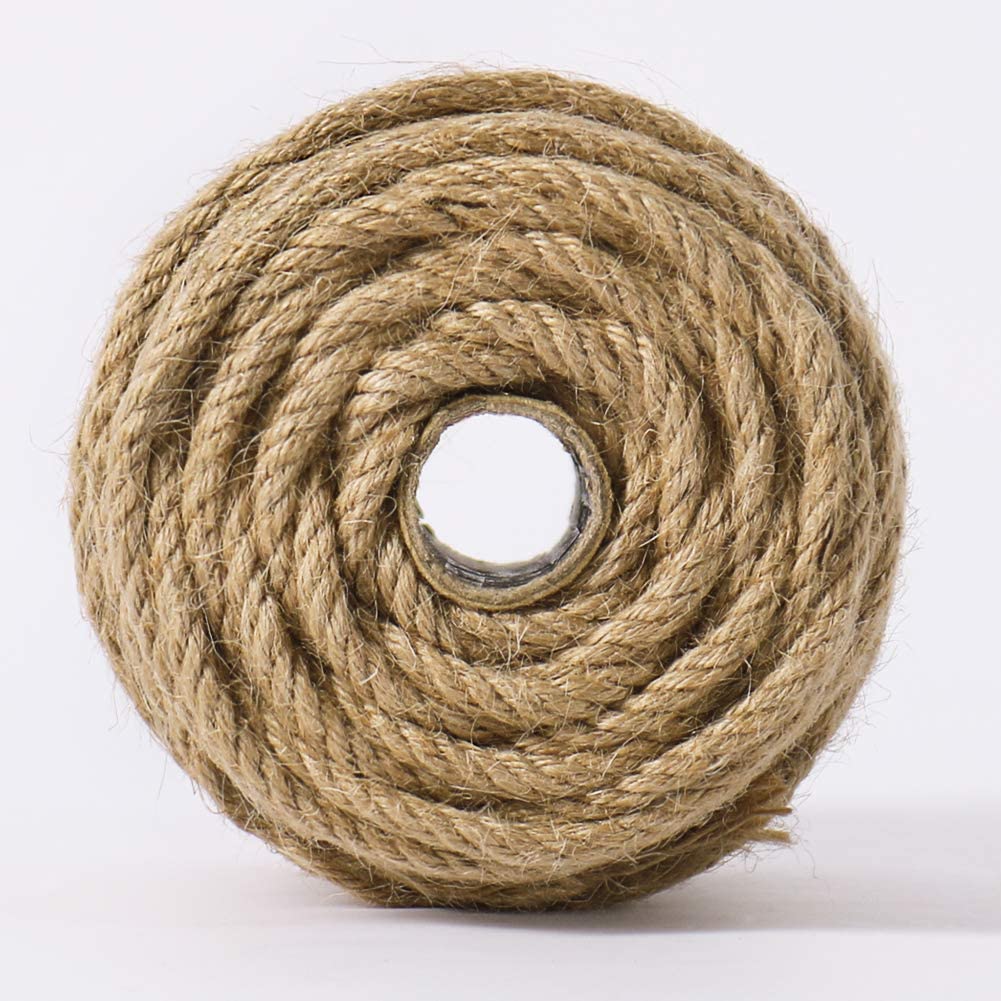 100m Sisal 5mm Rope Natural Twine Cord Thick Jute Hemp Manila Crafting Home Decor โ image 2
