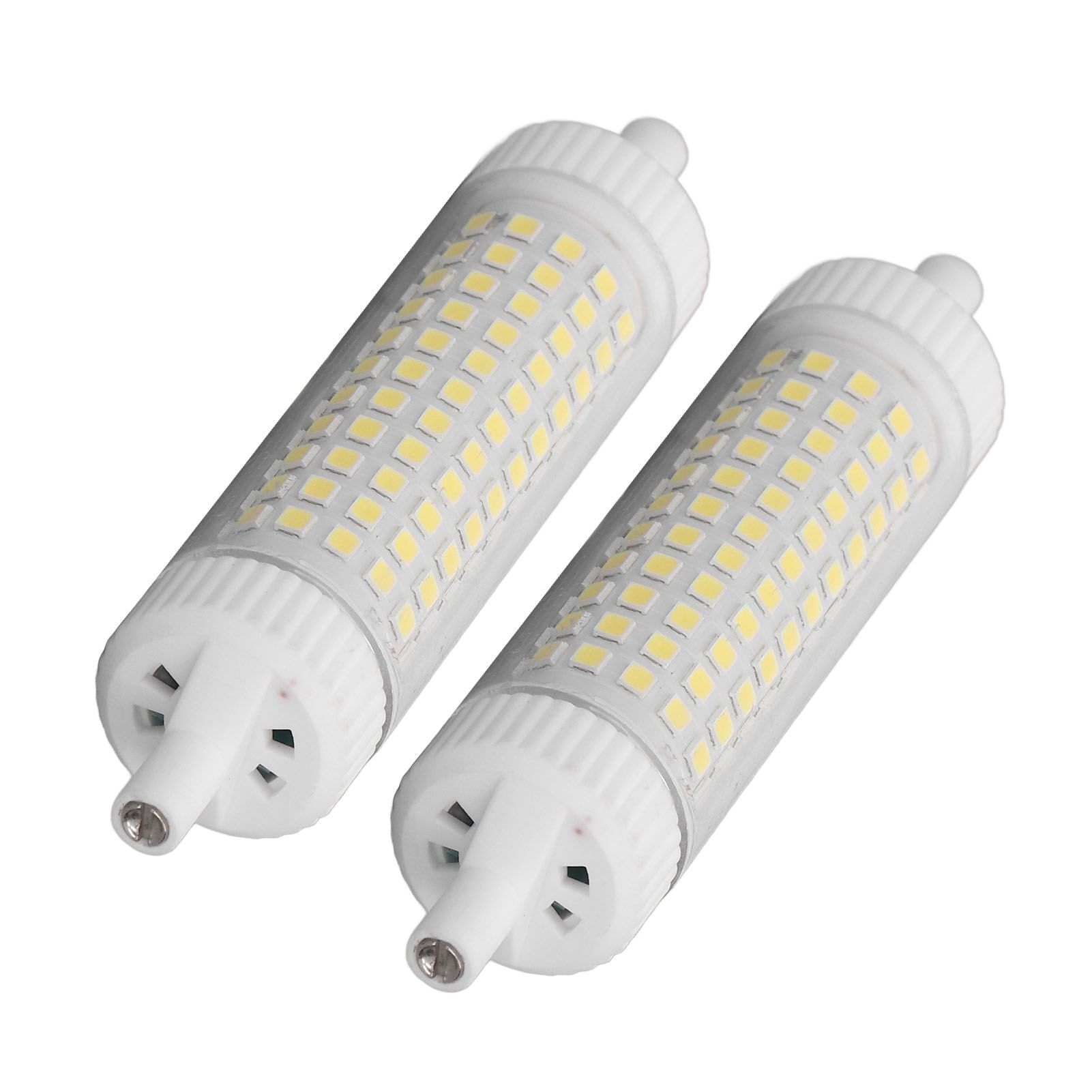 2Pcs R7S LED Light Bulb 118mm Dimmable 15W 154 LEDs Double Ended Floodlight for Home Night Advertising Lighting 220V White Light — image 3
