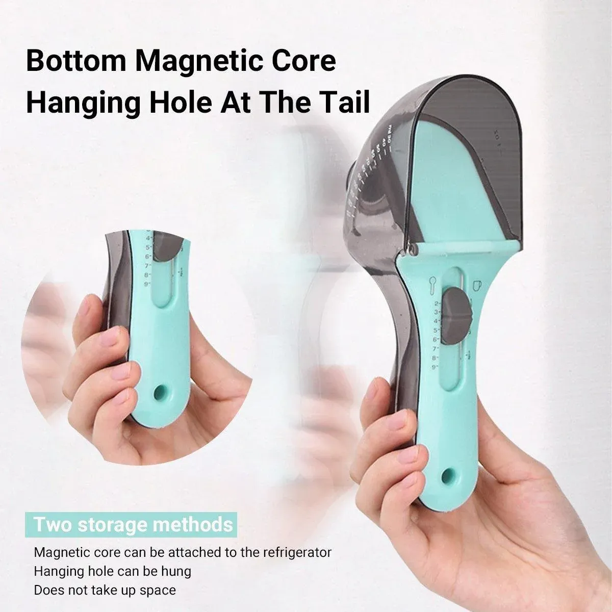 Pet Food Measuring Spoon Adjustable Cat Dog Food Shovel Pet Food Spoon Supplies — image 4