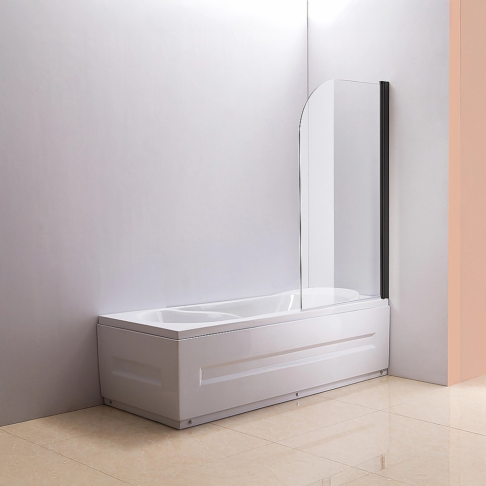 180 Degree Pivot Door 6mm Safety Glass Bath Shower Screen 800x1400mm By Della Francesca โ image 2