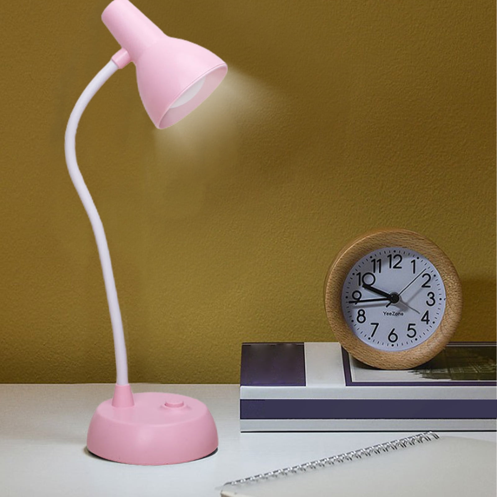 Cute Desk Lamp with USB Charging Port, Dimmable LED Reading Lamp, Flexible Gooseneck Auto Dimming Table Task Light, Bedside Reading Table Lamp, for Home Office โ image 6