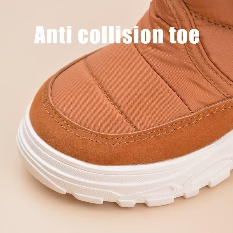 Toddler Boy Girl Anti Slip Warm Winter Boots pink AU8 Size for Outdoor Walking Snow Sport Trekking โ image 2