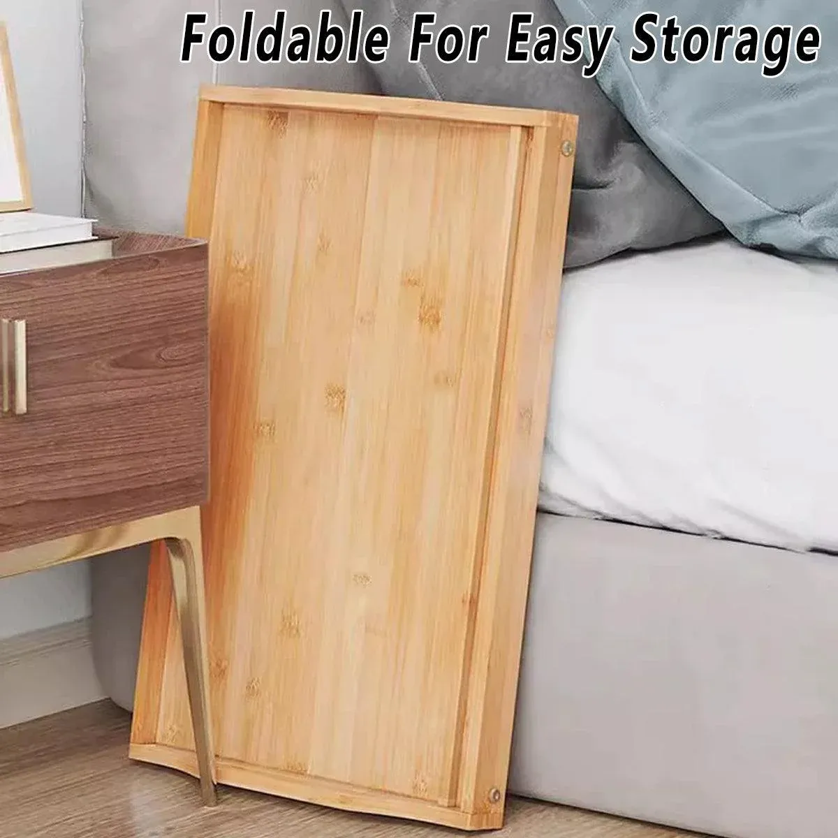 Small Folding Bed Table Portable Laptop Desk Flat Storage Tray for Home Office โ image 6