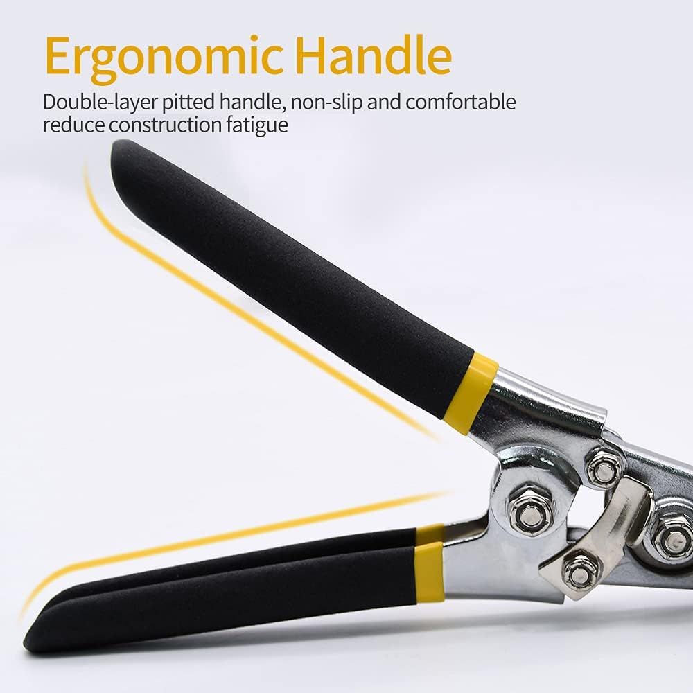 Straight Jaw Hand Seamer, Sheet Metal Bending Tool for Flattening, Folding, HVAC Ductwork, Roofing and Repair Work, 15.2 cm โ image 5