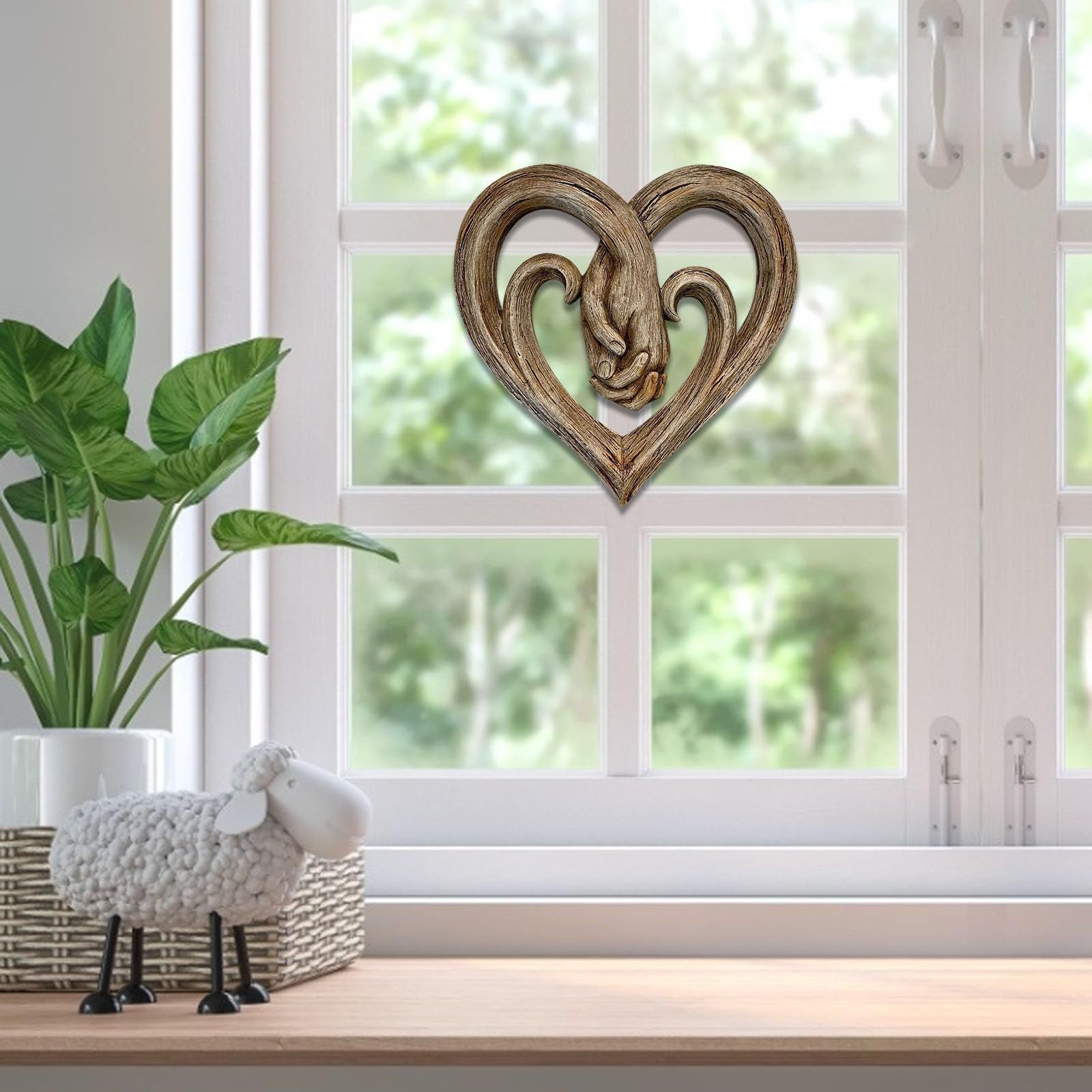 Love Holding Hands Wall Decor Art Crafts - Home Bedroom Wall Decorations, Utility Fashion Decoration, Unique Appearance — image 5