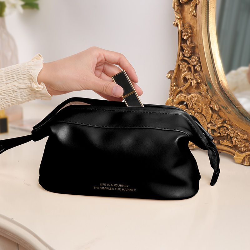 Cosmetic Bag MuJia PU Large Travel Toiletry โ image 3