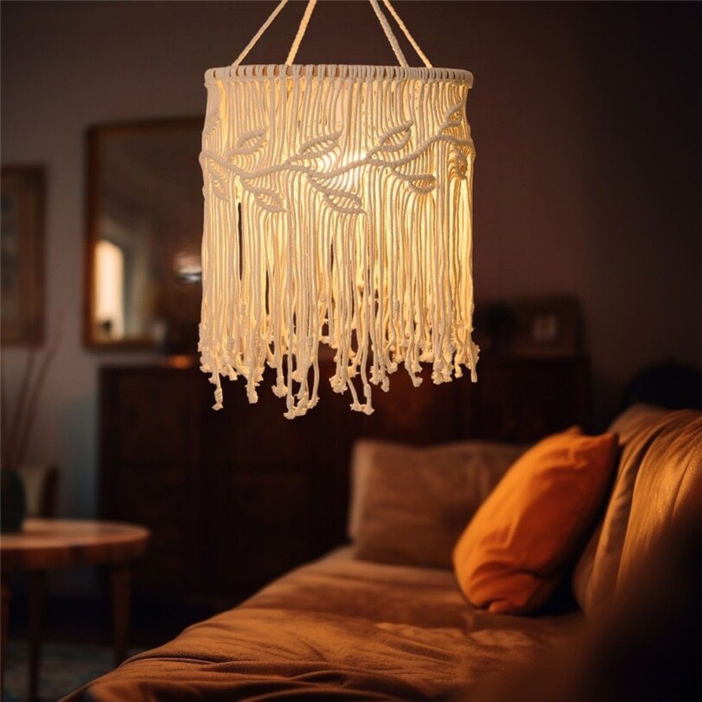 Hanging Lamp Shade Light Cover Pendant Ceiling Decor for Living Room, Bedroom and Bathroom, Bulb Not Included — image 2
