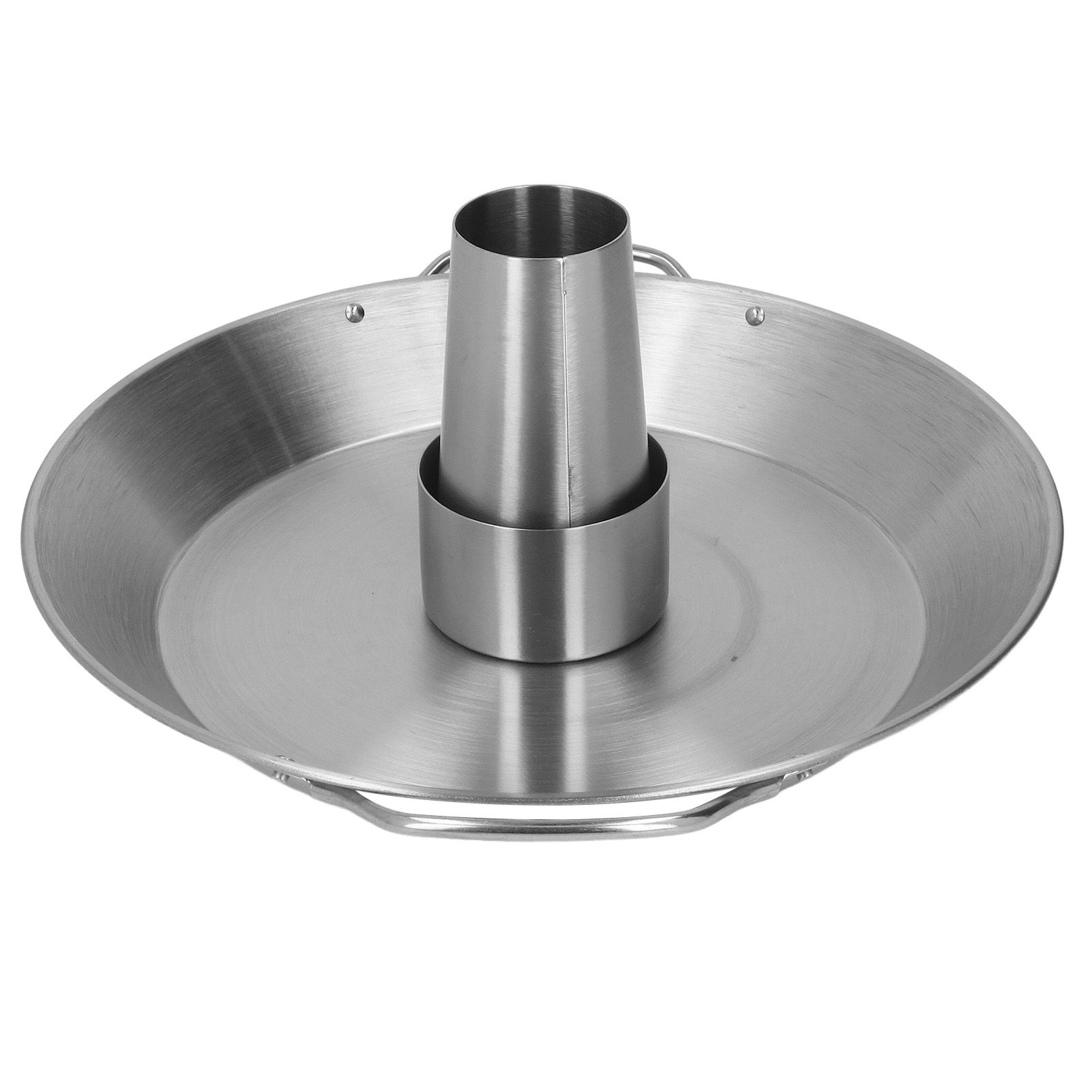 Beer Can Chicken Roaster Rack Reusable 430 Stainless Steel BBQ Roasting Pan for Home — image 4