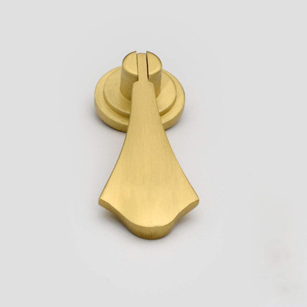 2PCS,Solid Brushed Pendant Handles Knob Zinc Alloy Handles Knobs with Mounting Screw for Cabinets Drawer Door Furniture Decorative