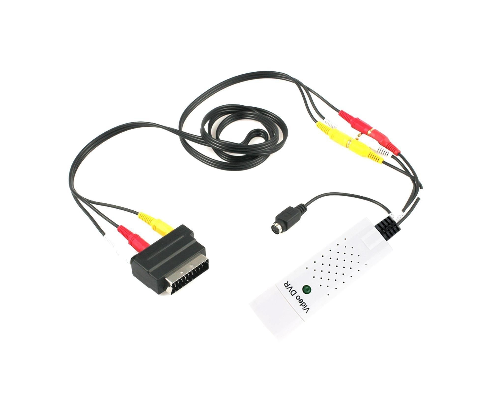 USB 2.0 Audio Video Grabber Scheda Capture VHS Card to DVD Adapter Converter - Black โ image 5