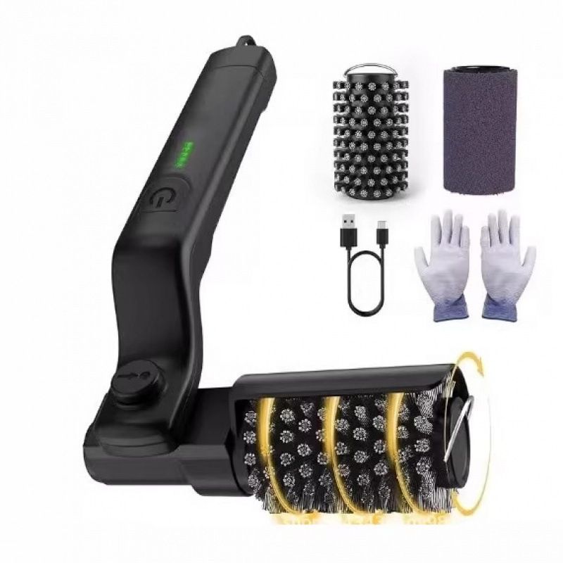 Electric Grill Brush Wireless Grill Cleaner Heavy-Oil Stain Removerr - Black - Size 2 — image 6