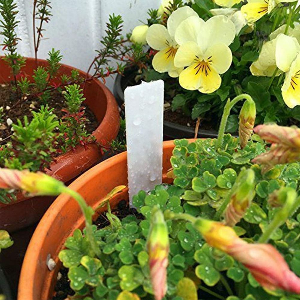 100PCS Plastic Plants Labels Garden Tags Stakes Reusable Plants Markers — image 4