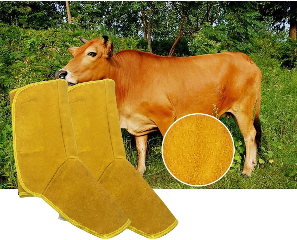 Leather Welding Shoes Covers Foot Protective Splatter Heat Insulation Anti Spark — image 4